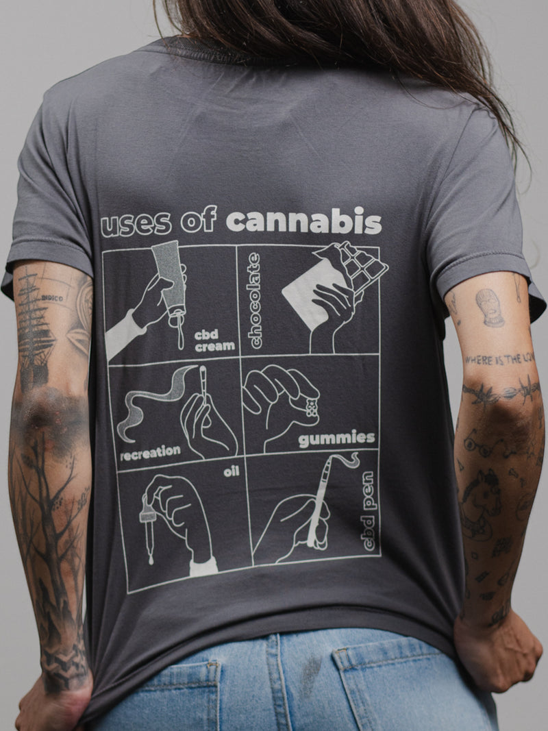 Camiseta Uses of Cannabis