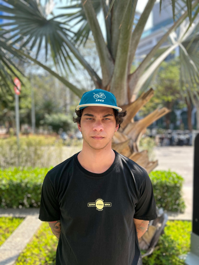 Boné Bike azul bebe